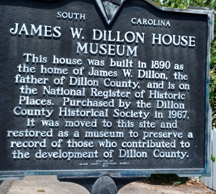 James W Dillon House Museum (Dillon,&nbspSC)